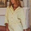 The Closet Paris Elegant Relaxed Fit V-Neck Blouse