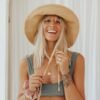 Elegant Radiant Panama Straw Hat - Handwoven Summer Fedora